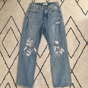 JBD Distressed Light Denim Jeans Size 26